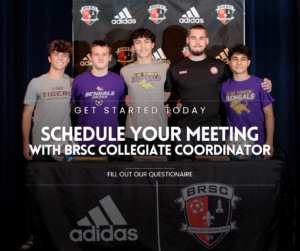 Schedule your meeting with BRSC Collegiate Coordinator